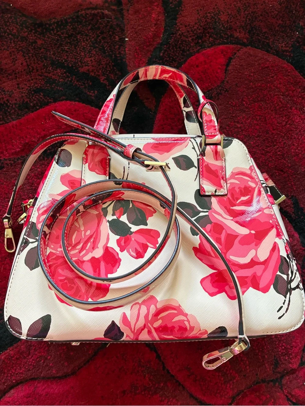 Kate Spade Floral Dome Purse